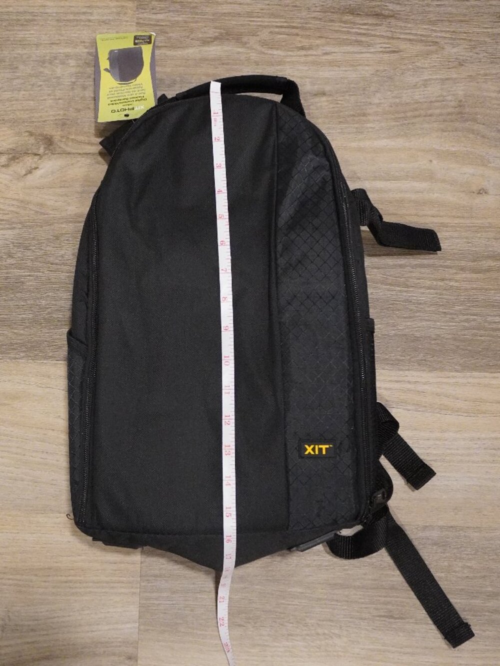 NEW Xit XTBP Deluxe Digital & Video Camera Padded Backpack Black 16" x 9"